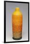 Liqueur Bottle, 1930S, Polychrome Majolica with Orange Peel Texture-null-Framed Giclee Print