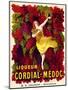 "Liqueur Cordial-Medoc" Vintage French Wine Poster-null-Mounted Art Print