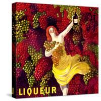 "Liqueur" Vintage French Wine Poster-null-Stretched Canvas