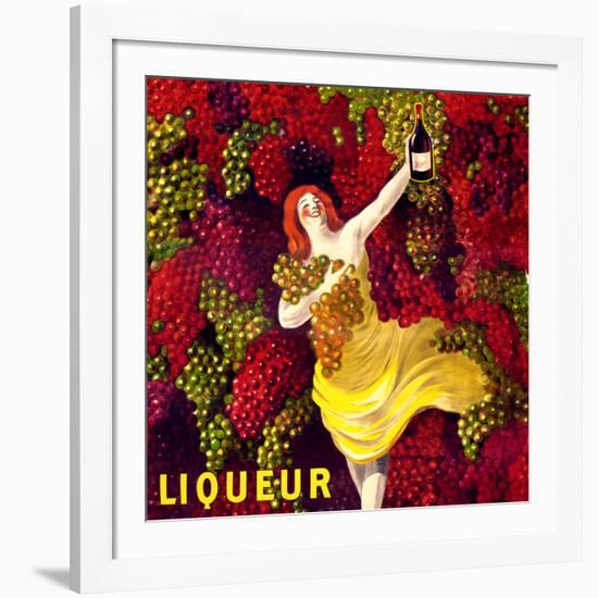 "Liqueur" Vintage French Wine Poster-null-Framed Art Print