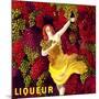 "Liqueur" Vintage French Wine Poster-null-Mounted Art Print