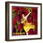 "Liqueur" Vintage French Wine Poster-null-Framed Art Print