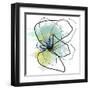 Liquid Blue Four-Jan Weiss-Framed Art Print