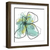 Liquid Blue Three-Jan Weiss-Framed Art Print