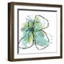 Liquid Blue Three-Jan Weiss-Framed Art Print