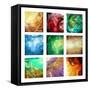 Liquid Color Series-Megan Aroon Duncanson-Framed Stretched Canvas
