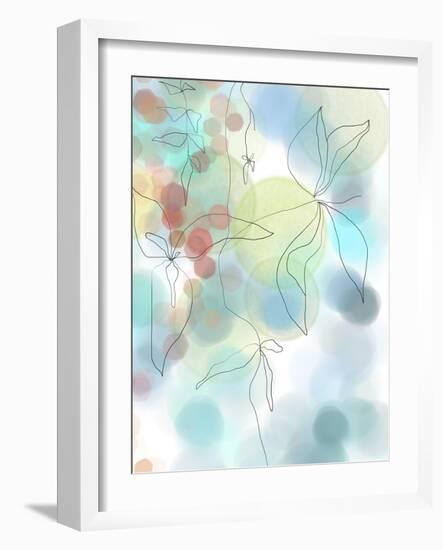 Liquid Floral One-Jan Weiss-Framed Art Print