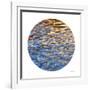 Liquid Gold Circle 1-Joy Doherty-Framed Giclee Print