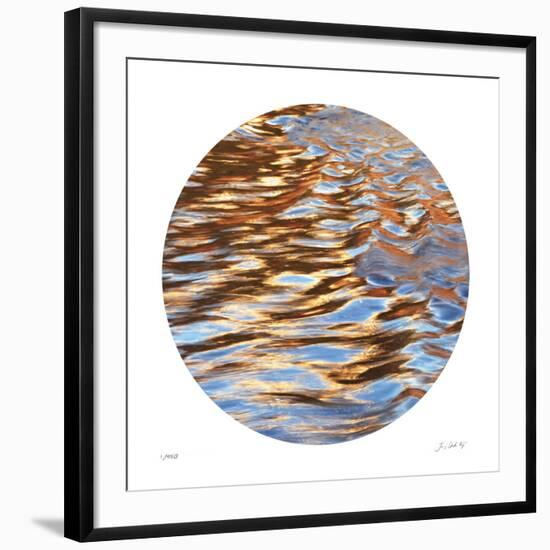 Liquid Gold Circle 3-Joy Doherty-Framed Giclee Print