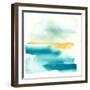 Liquid Horizon II-Jennifer Goldberger-Framed Art Print