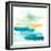 Liquid Horizon II-Jennifer Goldberger-Framed Art Print