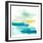 Liquid Horizon II-Jennifer Goldberger-Framed Art Print