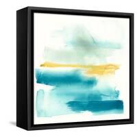 Liquid Horizon II-Jennifer Goldberger-Framed Stretched Canvas