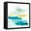 Liquid Horizon II-Jennifer Goldberger-Framed Stretched Canvas