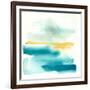 Liquid Horizon II-Jennifer Goldberger-Framed Art Print