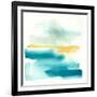 Liquid Horizon II-Jennifer Goldberger-Framed Art Print