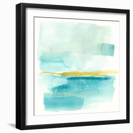 Liquid Horizon III-Jennifer Goldberger-Framed Art Print