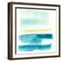 Liquid Horizon V-Jennifer Goldberger-Framed Art Print