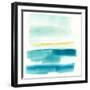 Liquid Horizon V-Jennifer Goldberger-Framed Art Print