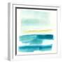 Liquid Horizon V-Jennifer Goldberger-Framed Art Print