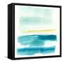 Liquid Horizon V-Jennifer Goldberger-Framed Stretched Canvas