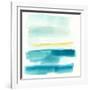 Liquid Horizon V-Jennifer Goldberger-Framed Art Print