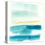 Liquid Horizon V-Jennifer Goldberger-Stretched Canvas