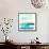 Liquid Horizon V-Jennifer Goldberger-Framed Stretched Canvas displayed on a wall