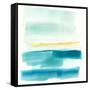 Liquid Horizon V-Jennifer Goldberger-Framed Stretched Canvas