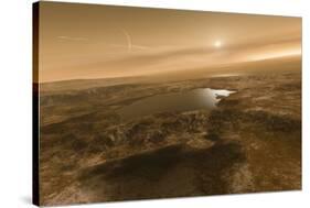 Liquid Hydrocarbons on Titan, Artwork-Detlev Van Ravenswaay-Stretched Canvas