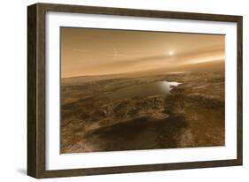 Liquid Hydrocarbons on Titan, Artwork-Detlev Van Ravenswaay-Framed Photographic Print