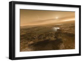 Liquid Hydrocarbons on Titan, Artwork-Detlev Van Ravenswaay-Framed Photographic Print