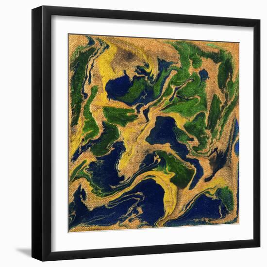 Liquid Industrial IIII - Canvas V-Hilary Winfield-Framed Giclee Print