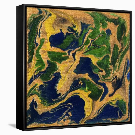 Liquid Industrial IIII - Canvas V-Hilary Winfield-Framed Stretched Canvas