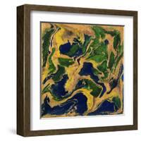 Liquid Industrial IIII - Canvas V-Hilary Winfield-Framed Giclee Print