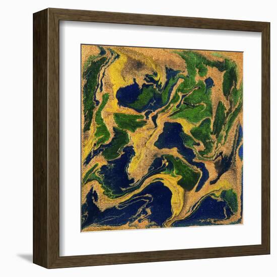 Liquid Industrial IIII - Canvas V-Hilary Winfield-Framed Giclee Print