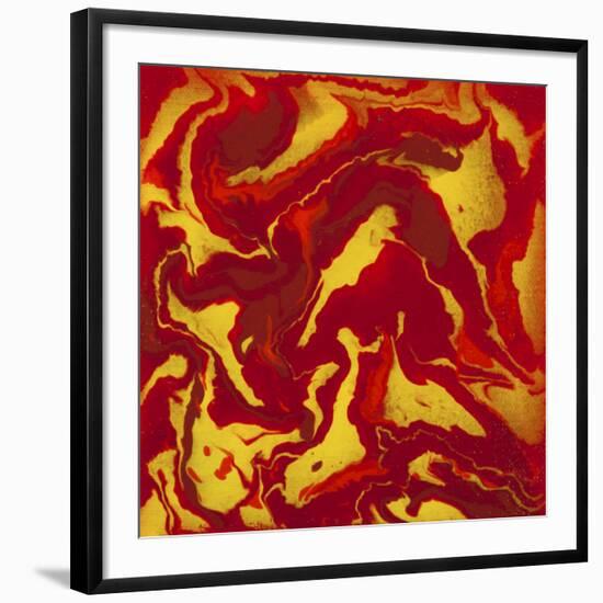 Liquid Industrial IIII - Canvas VIII-Hilary Winfield-Framed Giclee Print