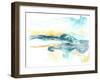 Liquid Lakebed I-null-Framed Art Print