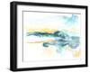 Liquid Lakebed I-null-Framed Art Print