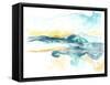 Liquid Lakebed I-null-Framed Stretched Canvas