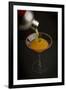 Liquid Refreshment Being Poured from a Silver Cocktails Shaker into a Sugar-Rimmed Martini Glass-Cynthia Classen-Framed Photographic Print