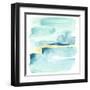 Liquid Shoreline IV-June Vess-Framed Art Print