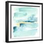 Liquid Shoreline IV-June Vess-Framed Art Print