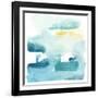 Liquid Shoreline IX-June Vess-Framed Art Print