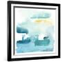 Liquid Shoreline IX-June Vess-Framed Art Print