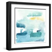 Liquid Shoreline IX-June Vess-Framed Art Print