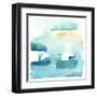 Liquid Shoreline IX-June Vess-Framed Art Print