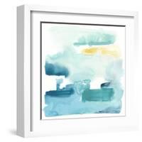 Liquid Shoreline IX-June Vess-Framed Art Print