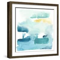 Liquid Shoreline IX-June Vess-Framed Art Print