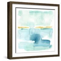 Liquid Shoreline VI-June Vess-Framed Premium Giclee Print